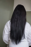 Clip-In Hair Extensions - Jet Black - 110 gram - 20 inch