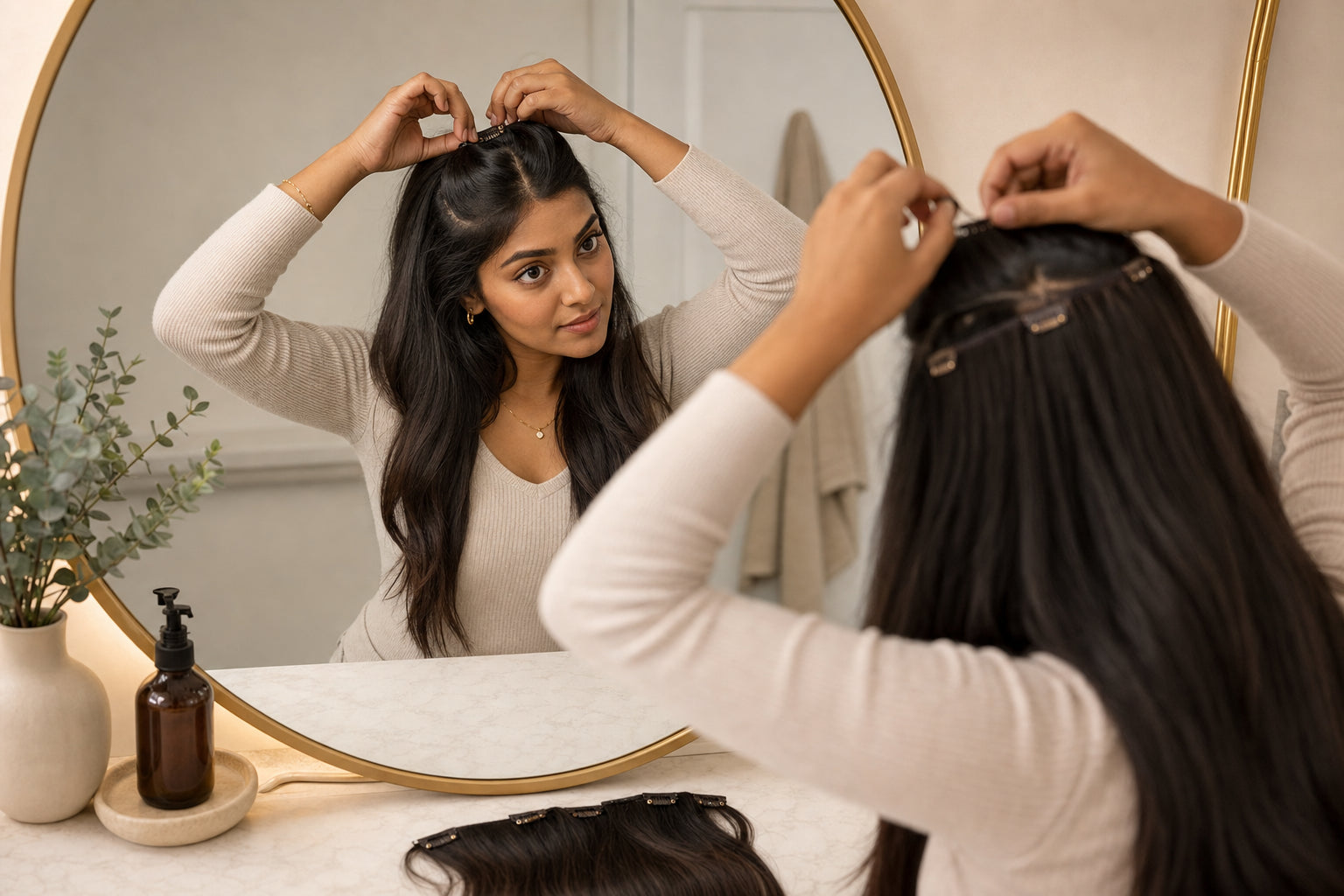 CLIP-IN HAIR EXTENSIONS